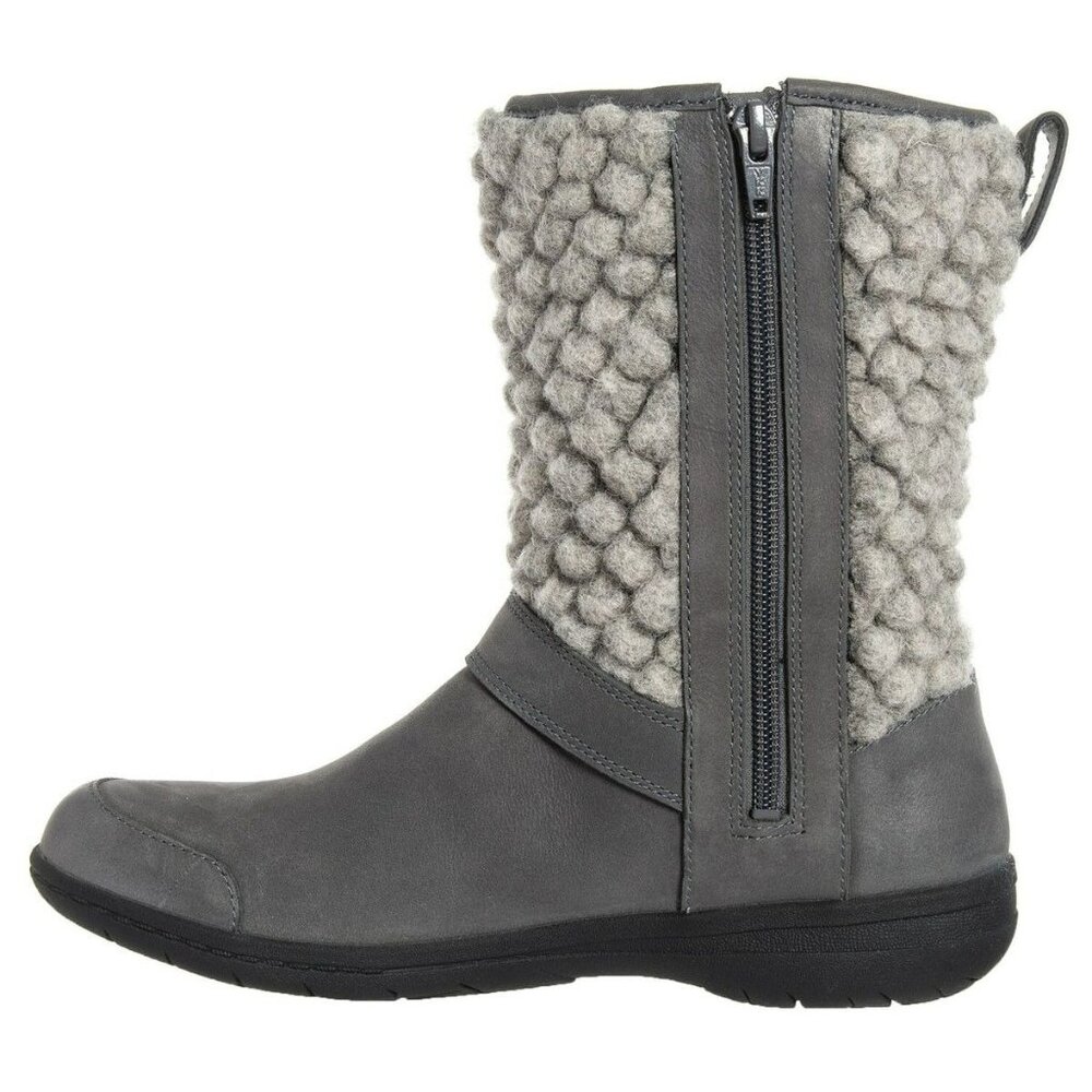 Merrell Encore Kassie Womens Wool Upper Gray Short Winter Boots Size 7 EU 37.5